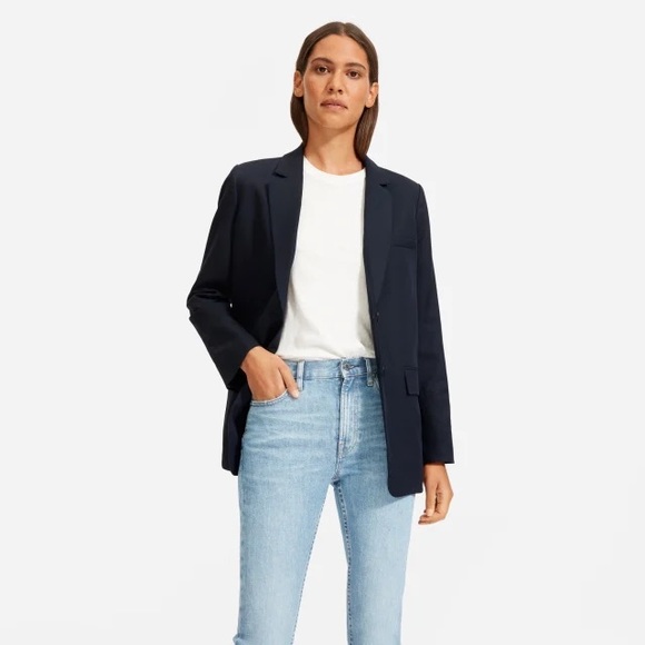 Everlane High Rise Kick Crop Jean Lightwash Blue size 26 - Picture 3 of 16